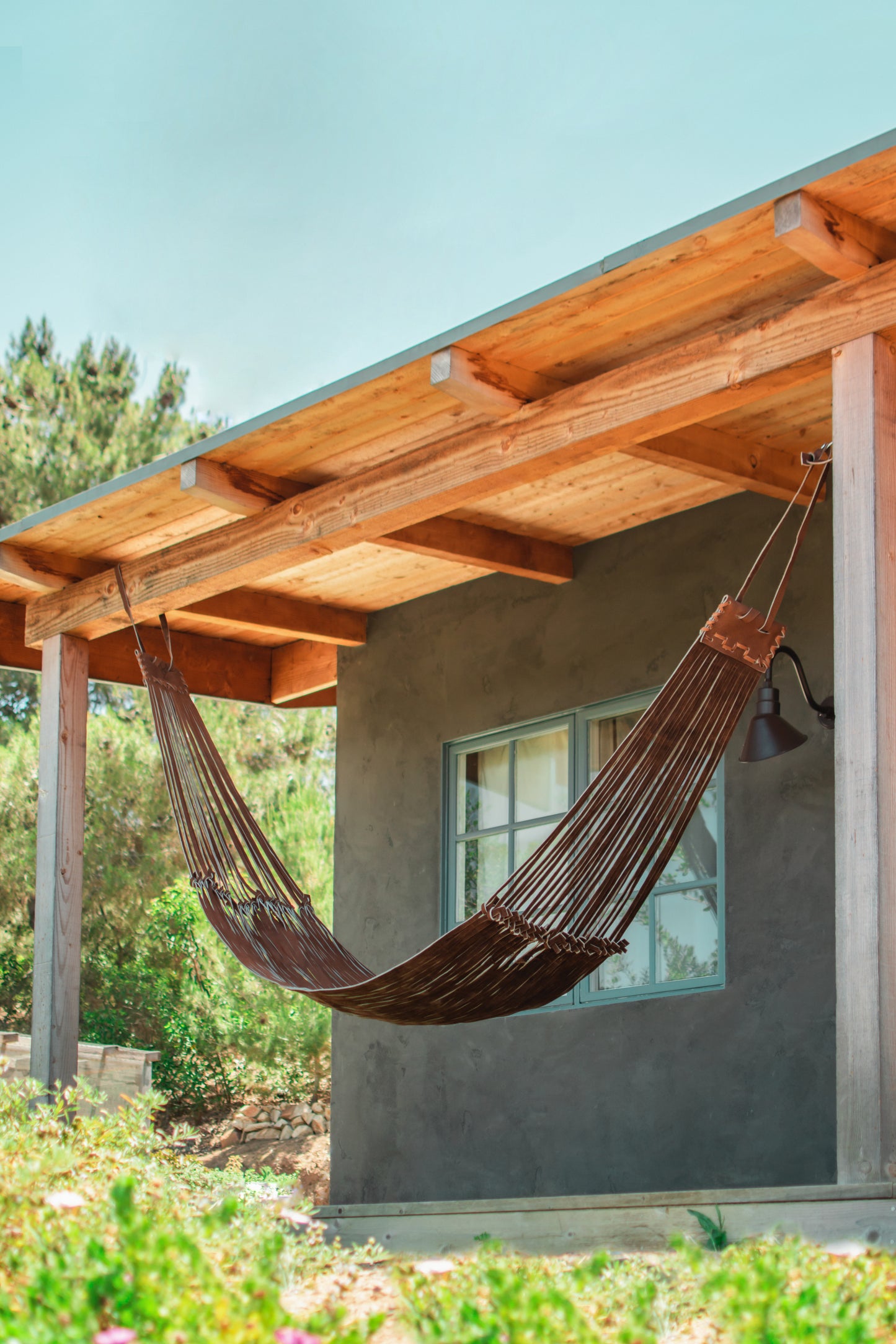 Santaluz Leather Weave Hammock