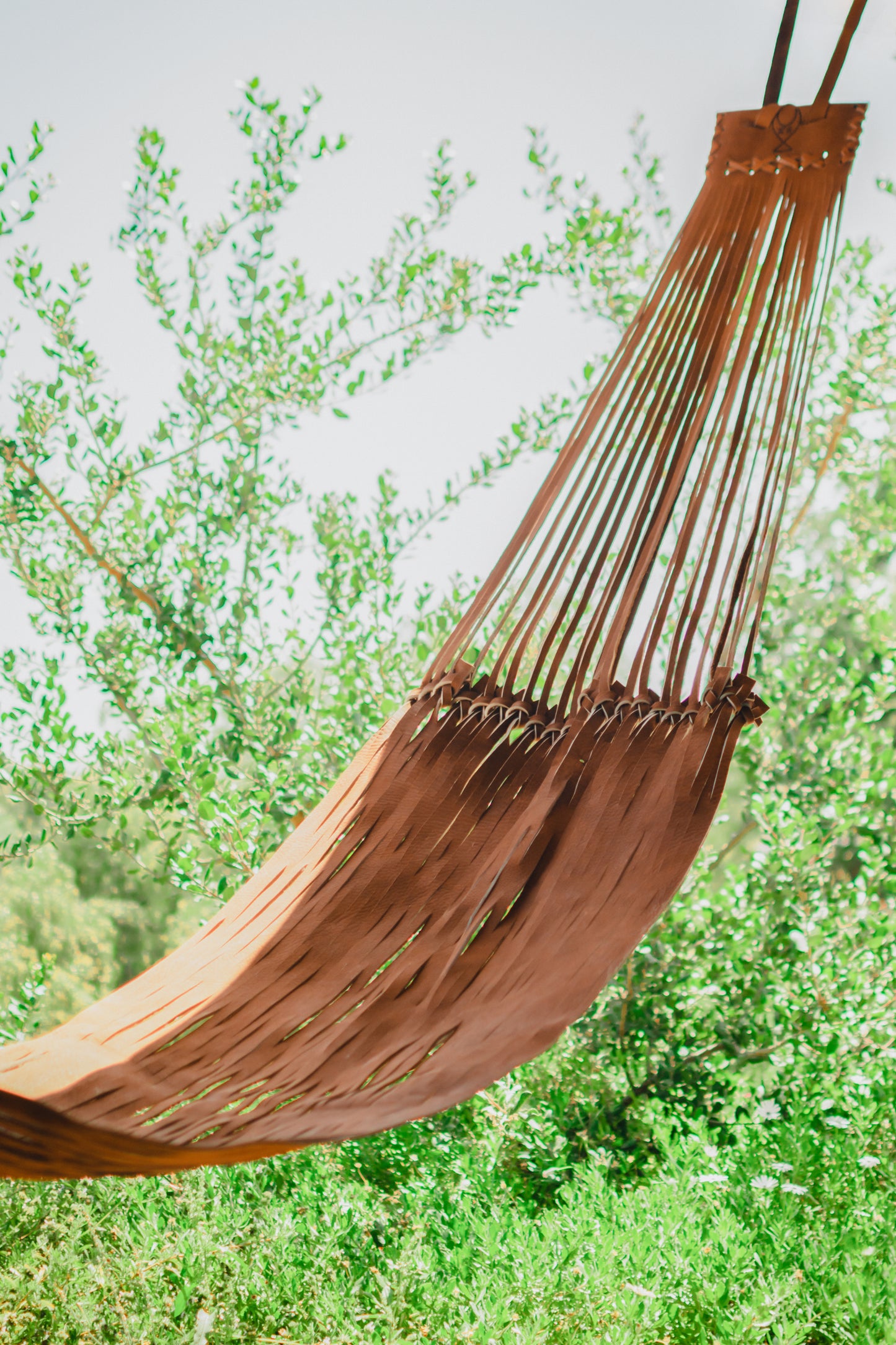 Santaluz Leather Weave Hammock