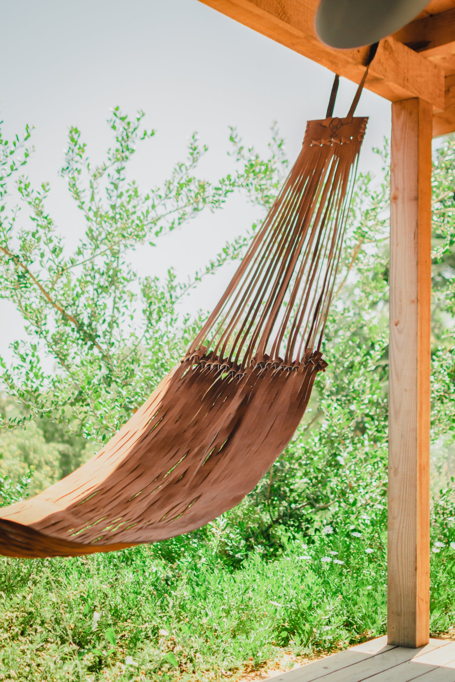 Santaluz Leather Weave Hammock