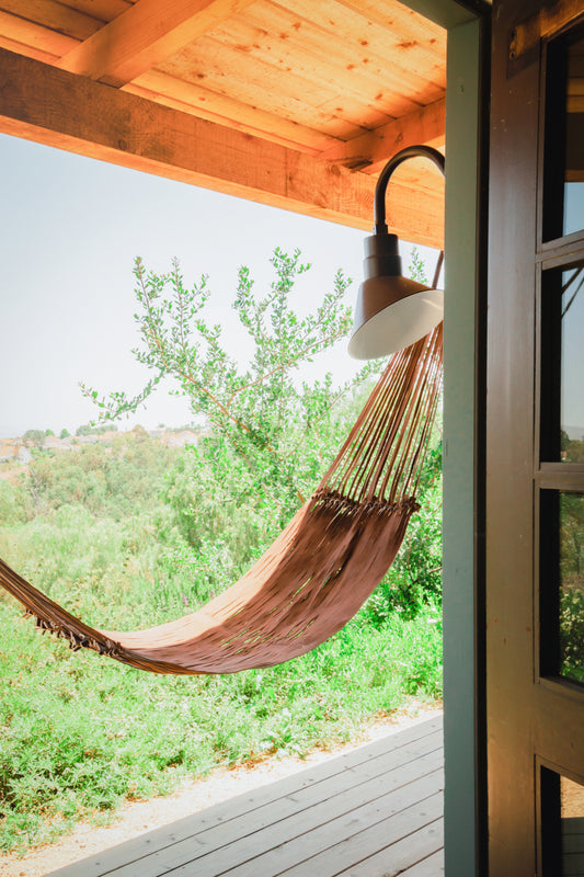 Santaluz Leather Weave Hammock