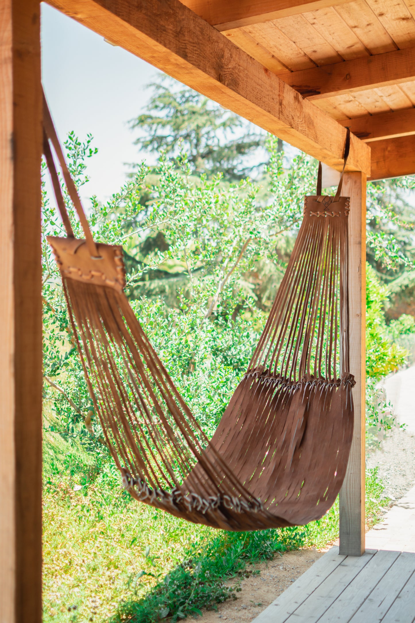 Santaluz Leather Weave Hammock