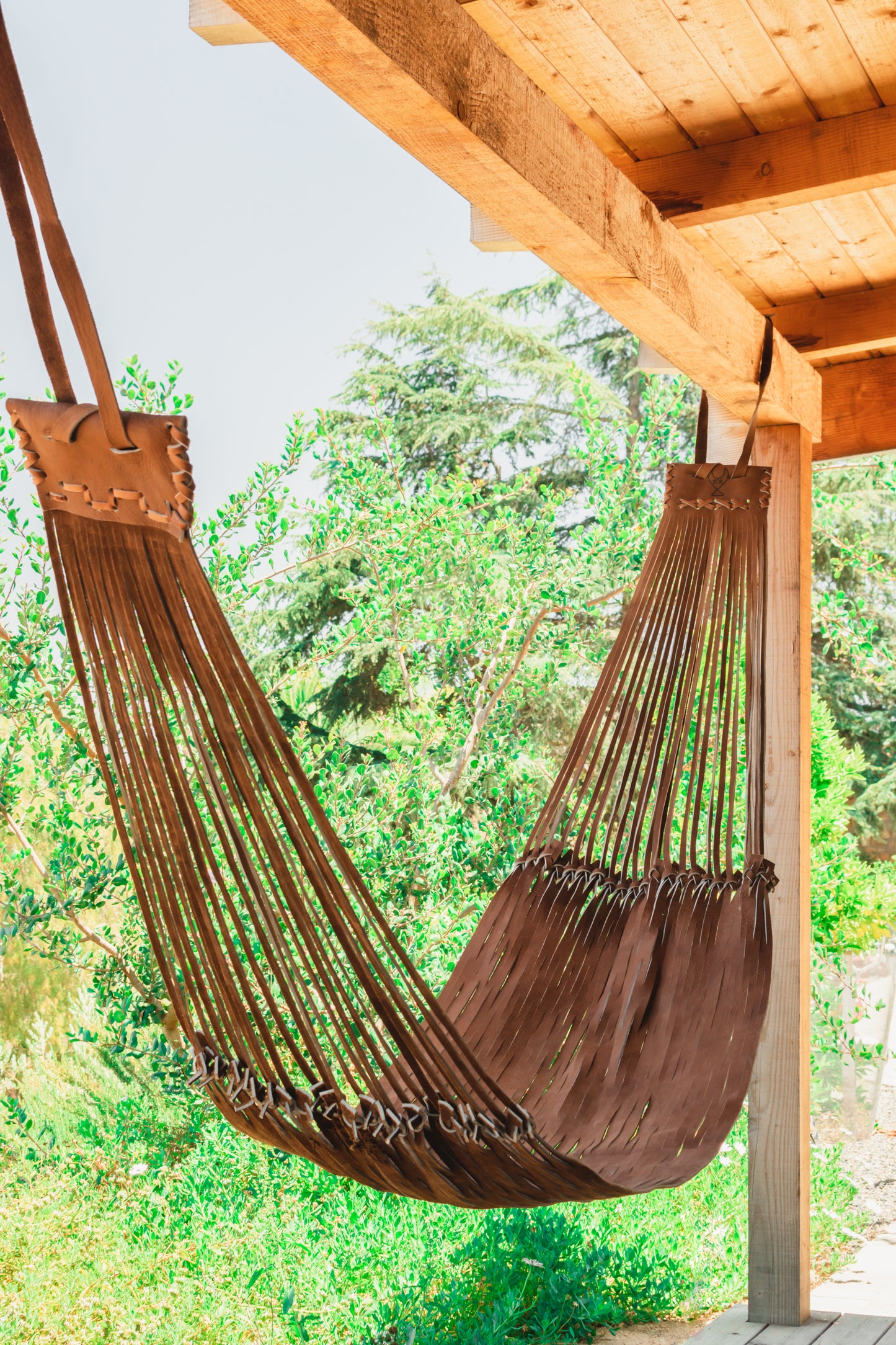 Santaluz Leather Weave Hammock