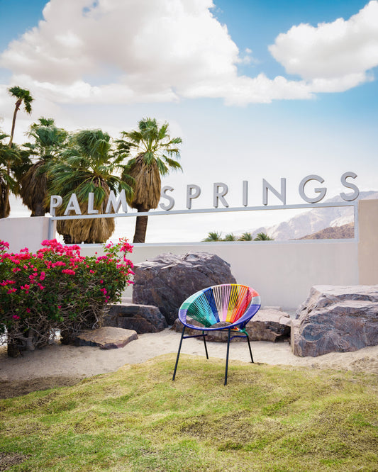 The Tres Chair at Trina Turk Palm Springs: Embracing Pride with Style
